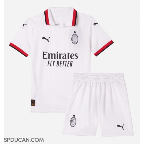 Dječji Nogometni Dres AC Milan Gostujuci 2024-25 Kratak Rukav (+ Kratke hlače)